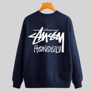 Stussy Honolulu Blue Sweatshirt